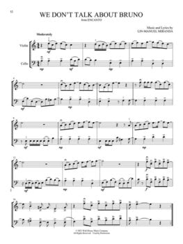 Note Hal Leonard Disney Songs for Violin and Cello Duet Note - 4