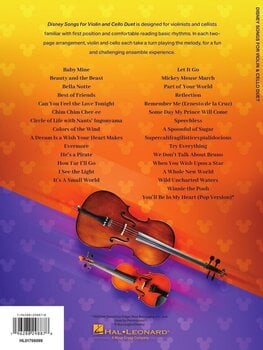 Note Hal Leonard Disney Songs for Violin and Cello Duet Note - 6