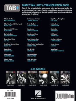 Note Hal Leonard 25 Top Blues Songs - Tab. Tone. Technique. Note - 6