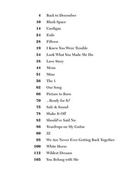 Noty Hal Leonard Taylor Swift - Easy Guitar Anthology Noty - 2