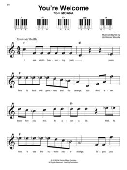 Note Hal Leonard Disney Hits - Super Easy Songbook Note - 6