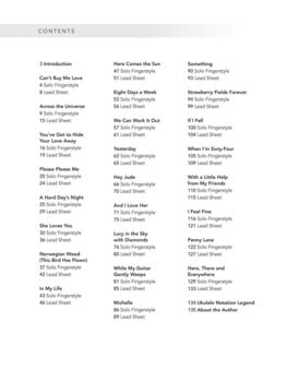 Note Hal Leonard The Beatles for Fingerstyle Ukulele Note - 3
