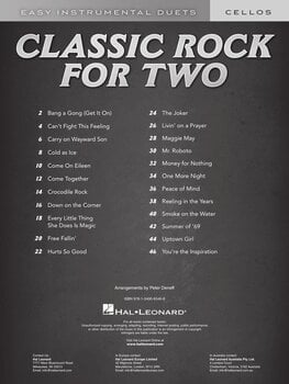 Notes Hal Leonard Classic Rock for Two Cellos Notes - 2