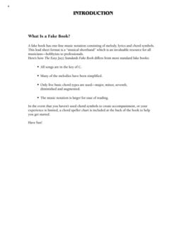 Noty Hal Leonard The Easy Jazz Standards Fake Book Noty - 4