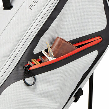 Golf Bag TaylorMade Flextech Lite Silver/Blood Orange Golf Bag - 3