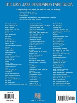 Noty Hal Leonard The Easy Jazz Standards Fake Book Noty - 8