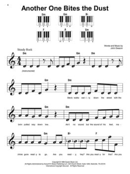 Notis Hal Leonard Queen - Super Easy Songbook Notis - 4