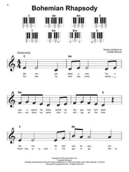 Notis Hal Leonard Queen - Super Easy Songbook Notis - 5