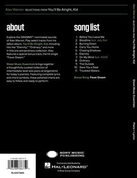 Notes Hal Leonard Alex Warren-Selections from You'll Be Alright, Kid Notes - 7