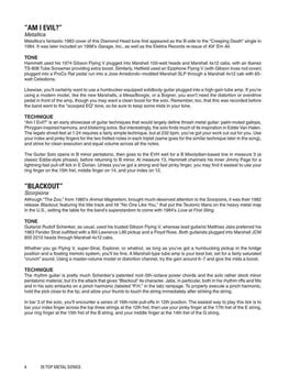 Notes Hal Leonard 25 Top Metal Songs - Tab. Tone. Technique. Notes - 5