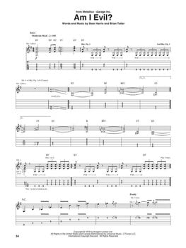Notes Hal Leonard 25 Top Metal Songs - Tab. Tone. Technique. Notes - 9