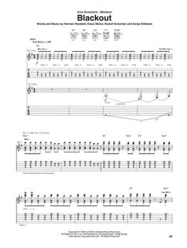 Notes Hal Leonard 25 Top Metal Songs - Tab. Tone. Technique. Notes - 10