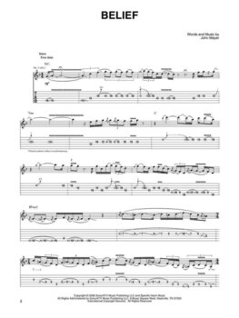 Notes Cherry Lane Music Company John Mayer Live Notes - 3