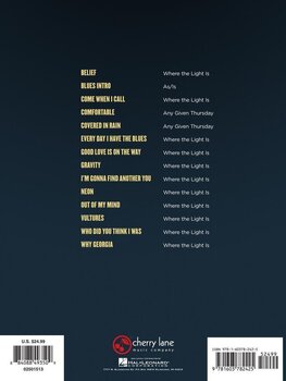 Notes Cherry Lane Music Company John Mayer Live Notes - 6
