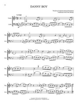 Noty Hal Leonard Folk Songs for Violin and Cello Duet Noty - 4