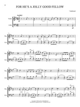 Noty Hal Leonard Folk Songs for Violin and Cello Duet Noty - 5