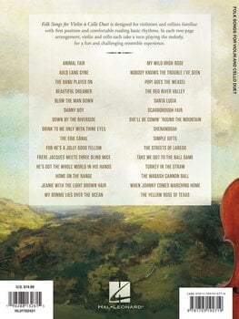 Noty Hal Leonard Folk Songs for Violin and Cello Duet Noty - 6