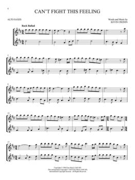Notes Hal Leonard Classic Rock for Two Alto Saxes Notes - 4
