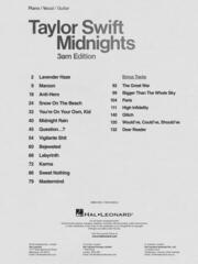 Notes Hal Leonard Taylor Swift - Midnights (3AM Edition) Notes - 1