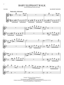 Notes Hal Leonard Movie Songs for Two Flutes Notes - 3