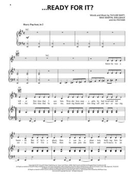 Noty Hal Leonard Taylor Swift - Reputation Noty - 3