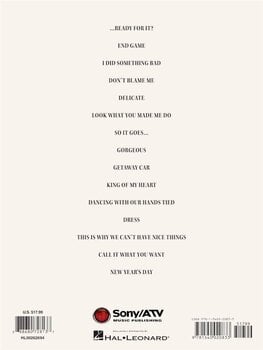 Noty Hal Leonard Taylor Swift - Reputation Noty - 6