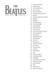 Notes Hal Leonard The Beatles Sheet Music Collection Notes - 1