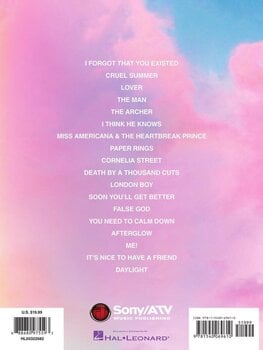Noty Hal Leonard Taylor Swift - Lover Noty - 6