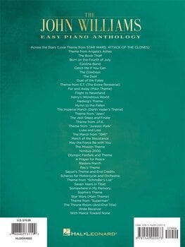 Note Hal Leonard The John Williams Easy Piano Anthology Note - 6