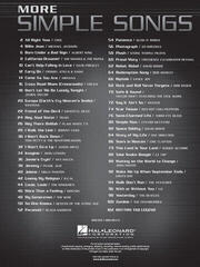 Noty Hal Leonard More Simple Songs Noty - 1