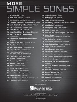 Noty Hal Leonard More Simple Songs Noty - 2