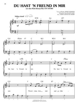 Notis Hal Leonard Children's Disney Piano Notis - 3