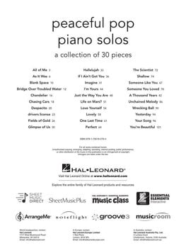 Noty Hal Leonard Peaceful Pop Piano Solos Noty - 2