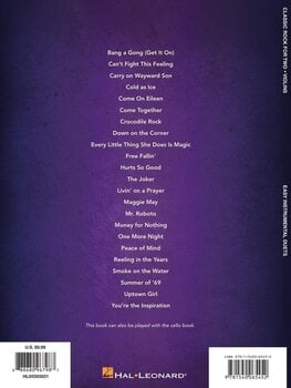 Notes Hal Leonard Classic Rock for Two Violins Notes - 6