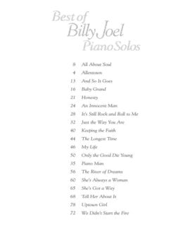 ноти Hal Leonard Best Of Billy Joel Piano Solos ноти - 2
