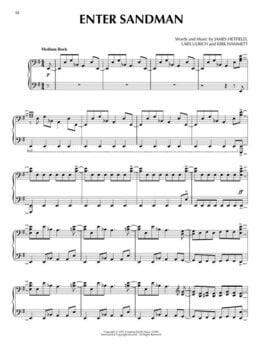 Noty Hal Leonard Metallica for Piano Solo Noty - 2
