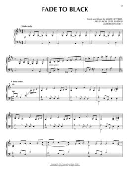 Noty Hal Leonard Metallica for Piano Solo Noty - 3