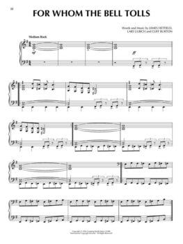 Noty Hal Leonard Metallica for Piano Solo Noty - 4