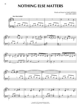 Noty Hal Leonard Metallica for Piano Solo Noty - 5