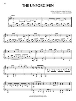 Noty Hal Leonard Metallica for Piano Solo Noty - 6
