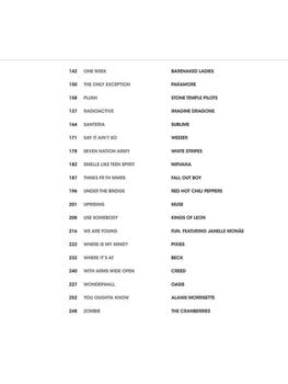 Notes Hal Leonard Alternative Rock Sheet Music Collection Notes - 3