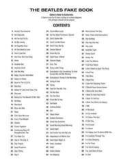 Notes Hal Leonard The Beatles Fake Book Notes - 1