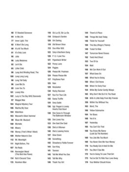 Notes Hal Leonard The Beatles Fake Book Notes - 3