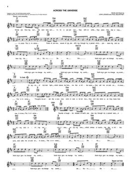 Notes Hal Leonard The Beatles Fake Book Notes - 4