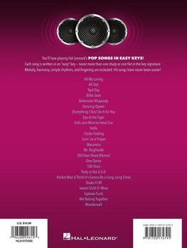 Noty Hal Leonard Pop Songs - In Easy Keys Noty - 7