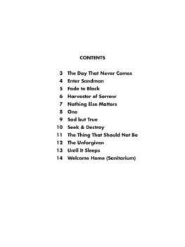 Notes Cherry Lane Music Company Best of Metallica for Cello Notes - 6