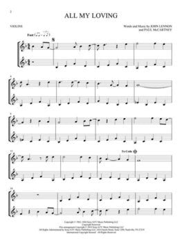 Notes Hal Leonard The Beatles for Two Violins Notes - 3