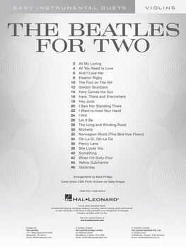 Notes Hal Leonard The Beatles for Two Violins Notes - 6