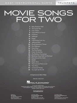 Notes Hal Leonard Movie Songs for Two Trumpets Notes - 2