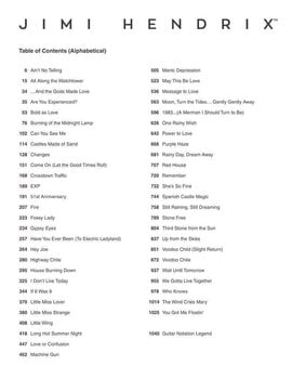 Noty Hal Leonard Jimi Hendrix - The Complete Scores Noty - 4